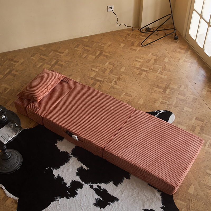2-in-1 Convertible Single Foldable Foam Sofa
